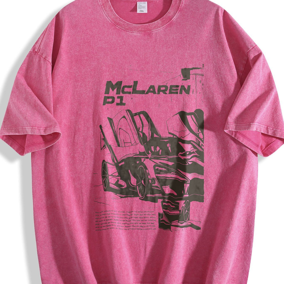 P1 Supercar 90s Funny Good Vintage Washed T-Shirt product image 7