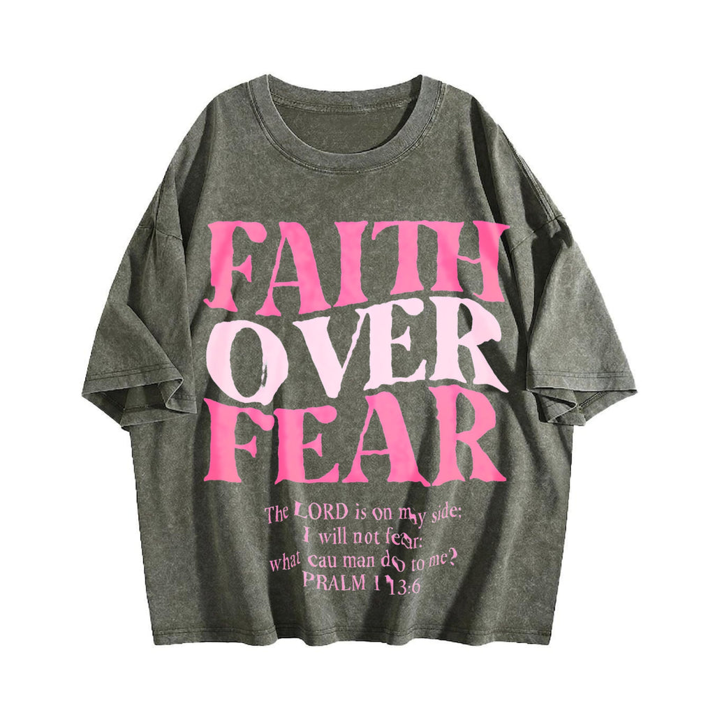 Faith Over Fear Jesus Christian Religious Sayings Bible product image 4