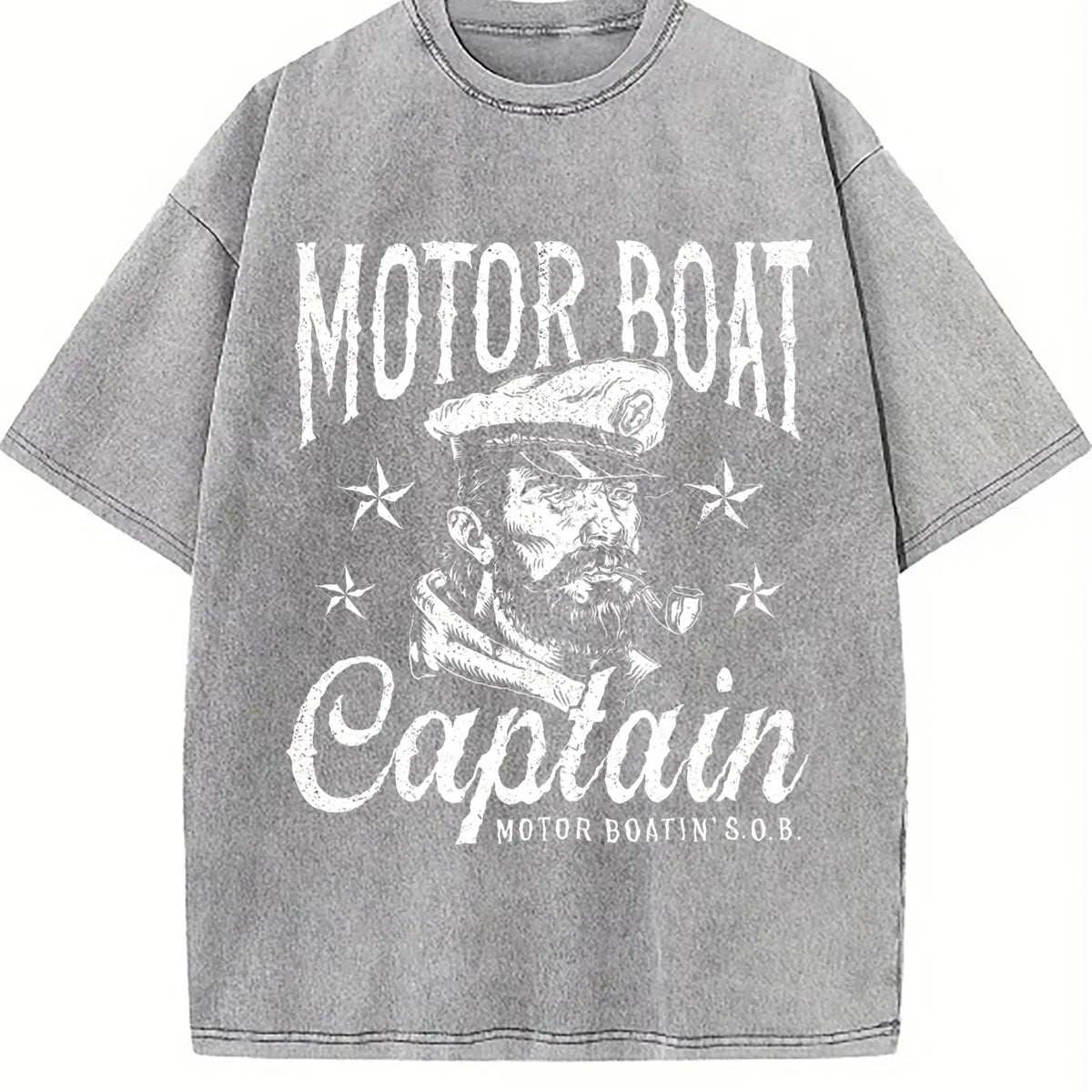 Funny Motor Boat Captain Sarcastic Sailor Novelty Vintage product image 5