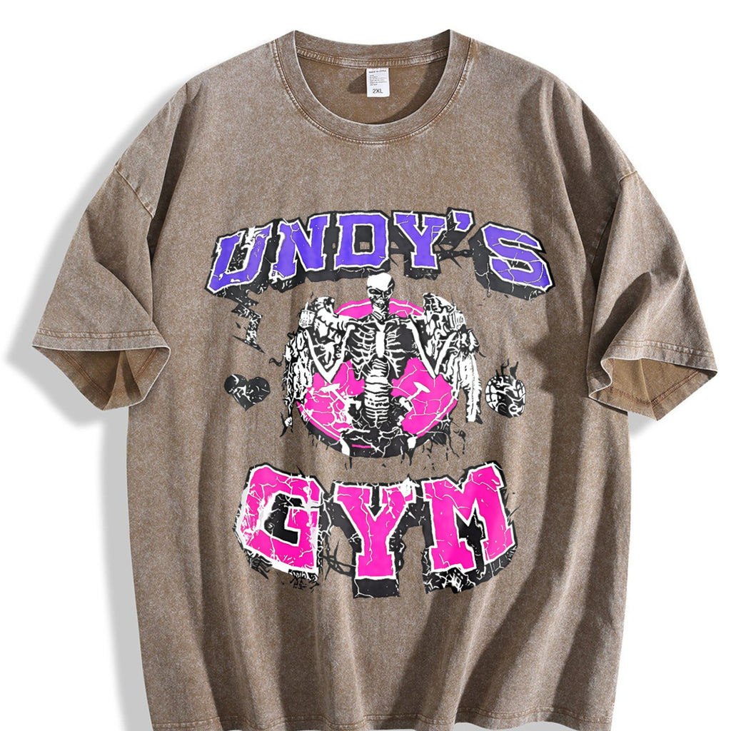 Undy's Gym Skeleton Vintage Washed T-Shirt product image 3