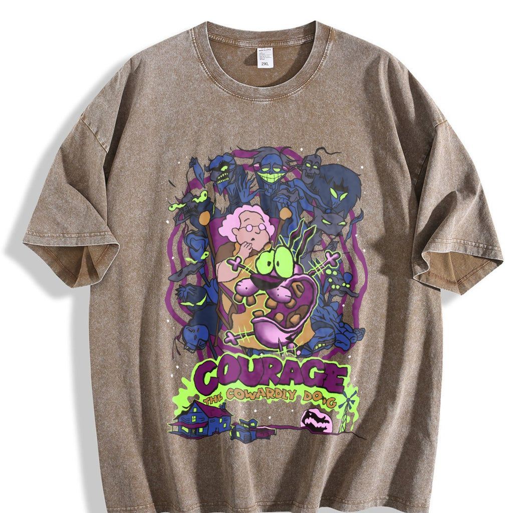 Courage The Cowardly Dog Vintage Washed T-Shirt product image 3