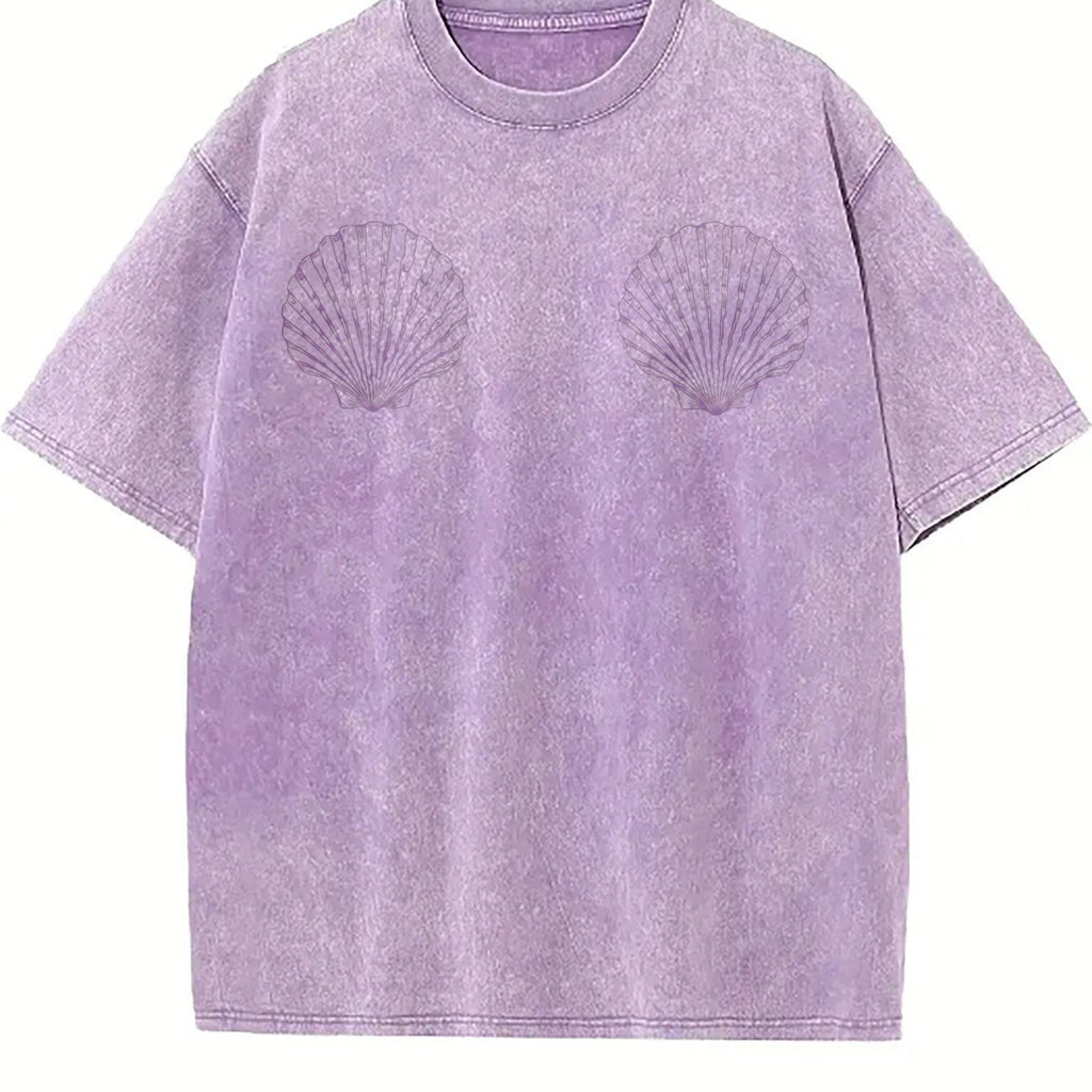 Seashell Bra Vintage Washed T-Shirt product image 6