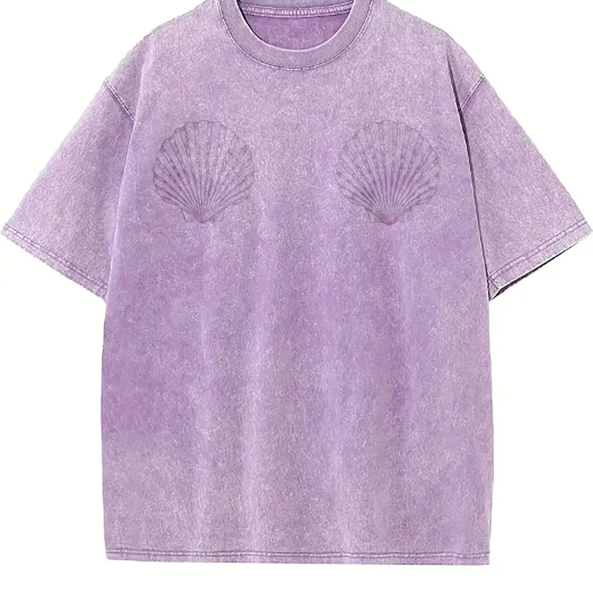 Seashell Bra Vintage Washed T-Shirt product image 6