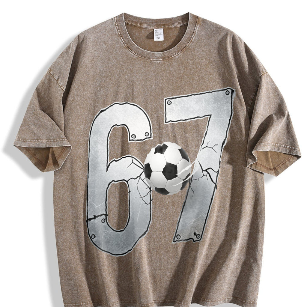 Global Soccer Fan Vintage Washed T-Shirt product image 3