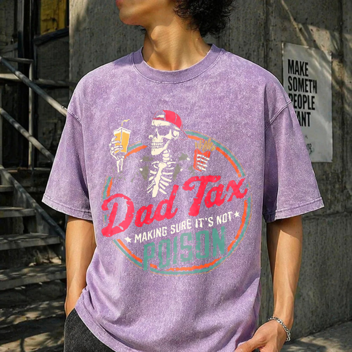 Dad Tax Vintage Washed T-Shirt product image 6