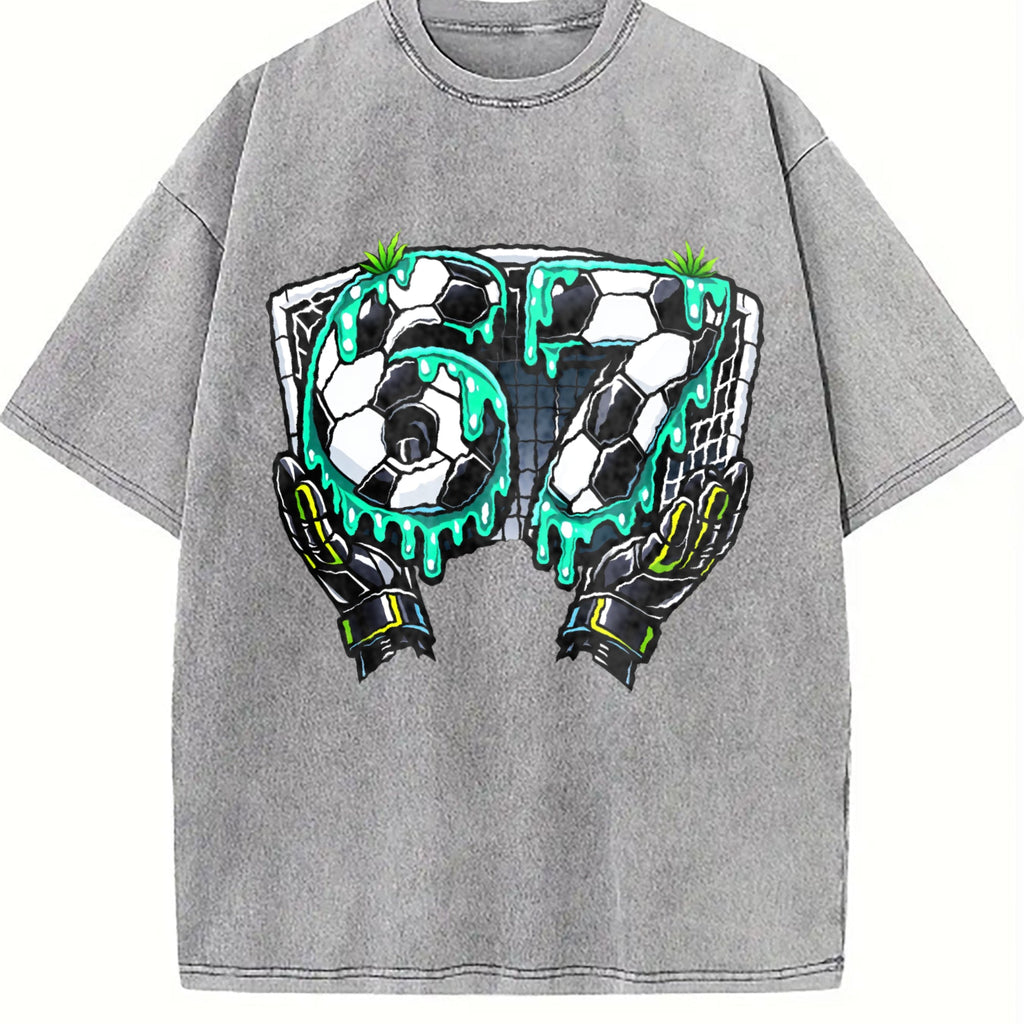 Global Soccer Fan Vintage Washed T-Shirt product image 5