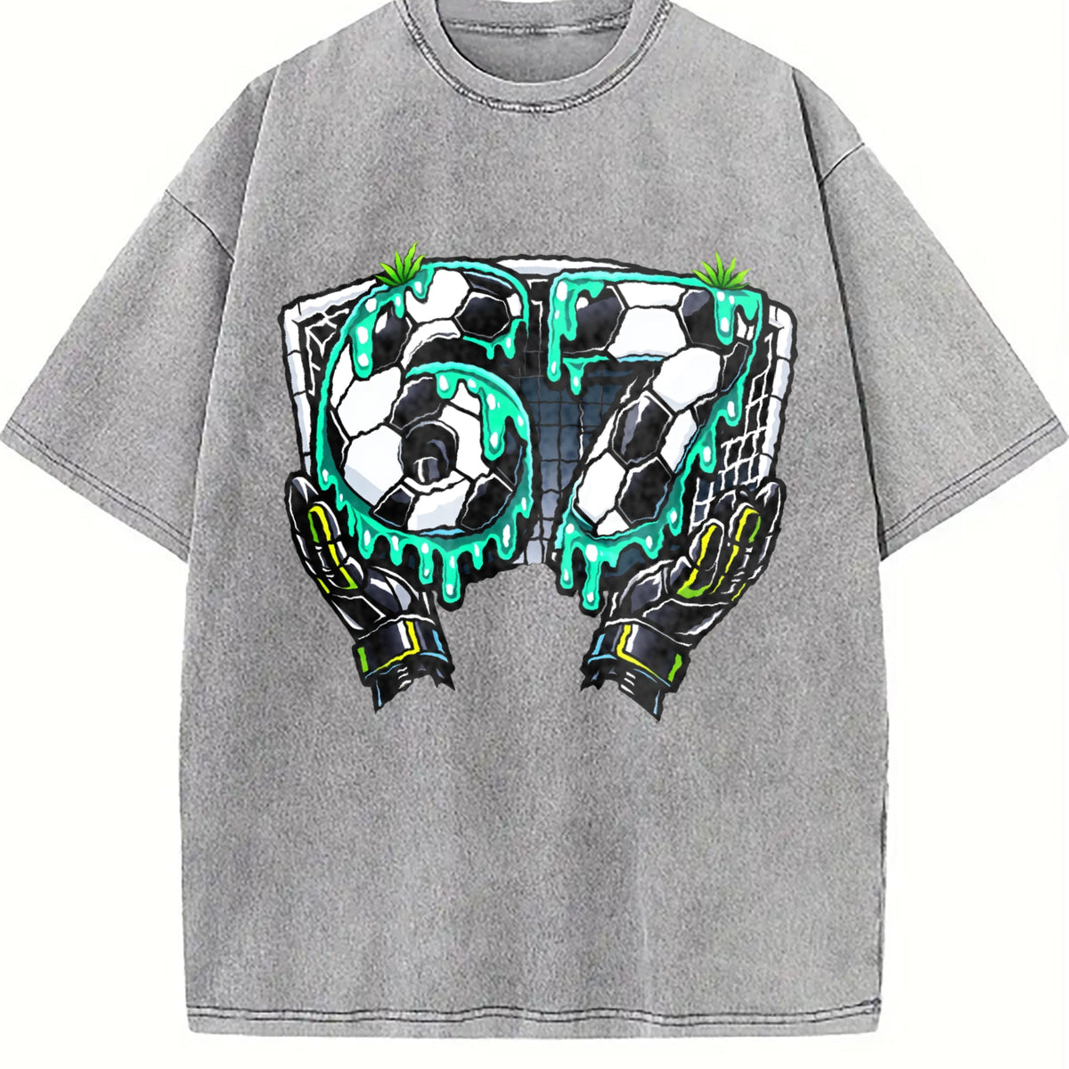 Global Soccer Fan Vintage Washed T-Shirt product image 5