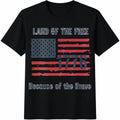 1776 Land Of The Free Because Of Brave Cotton T-Shirt product image 1