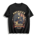 Abraham Lincoln Guitar Cotton T-Shirt product image 1