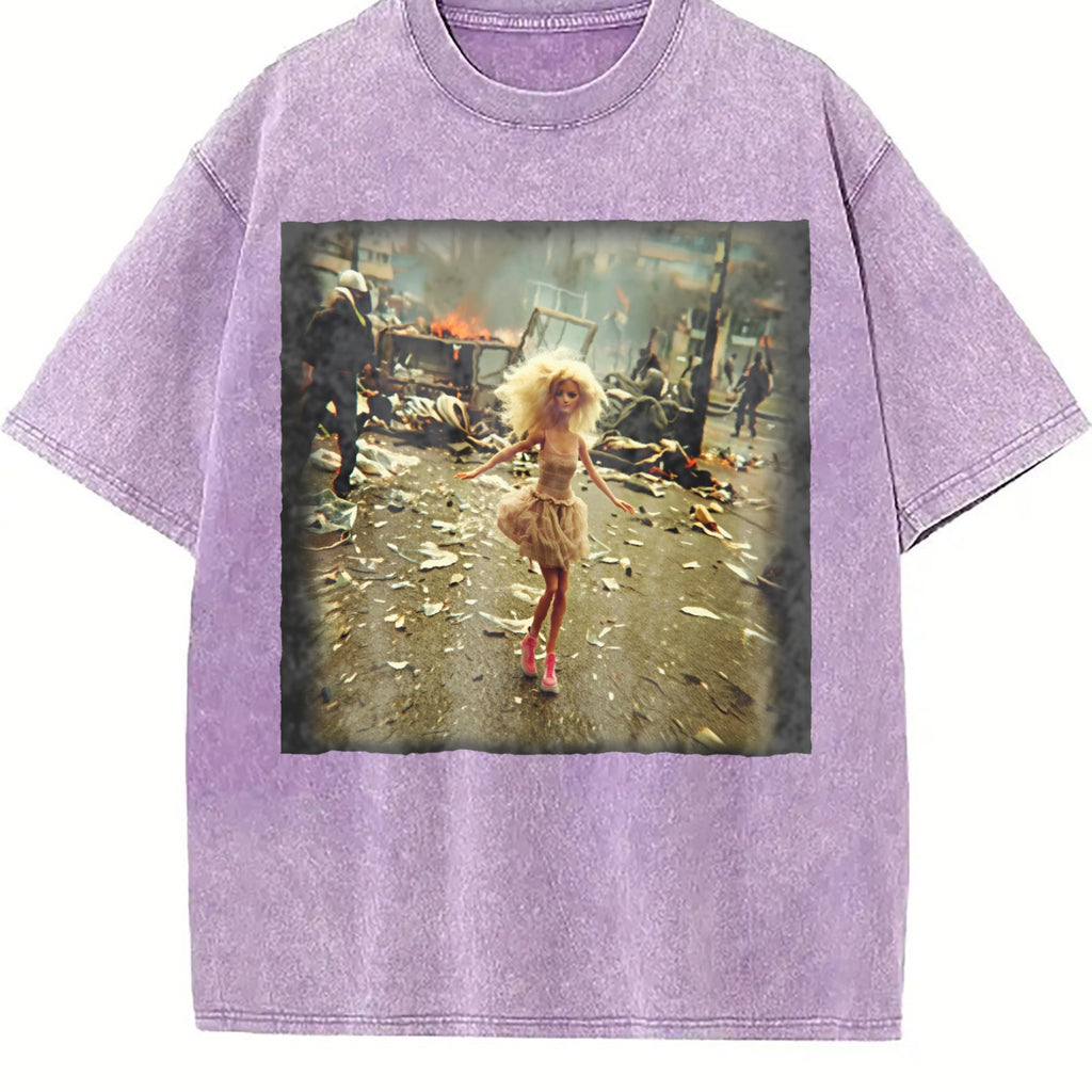 Doll in a Messy Room Vintage Washed T-Shirt product image 6