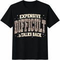 Expensive Difficult & Talks Back Leopard Cotton T-Shirt product image 1