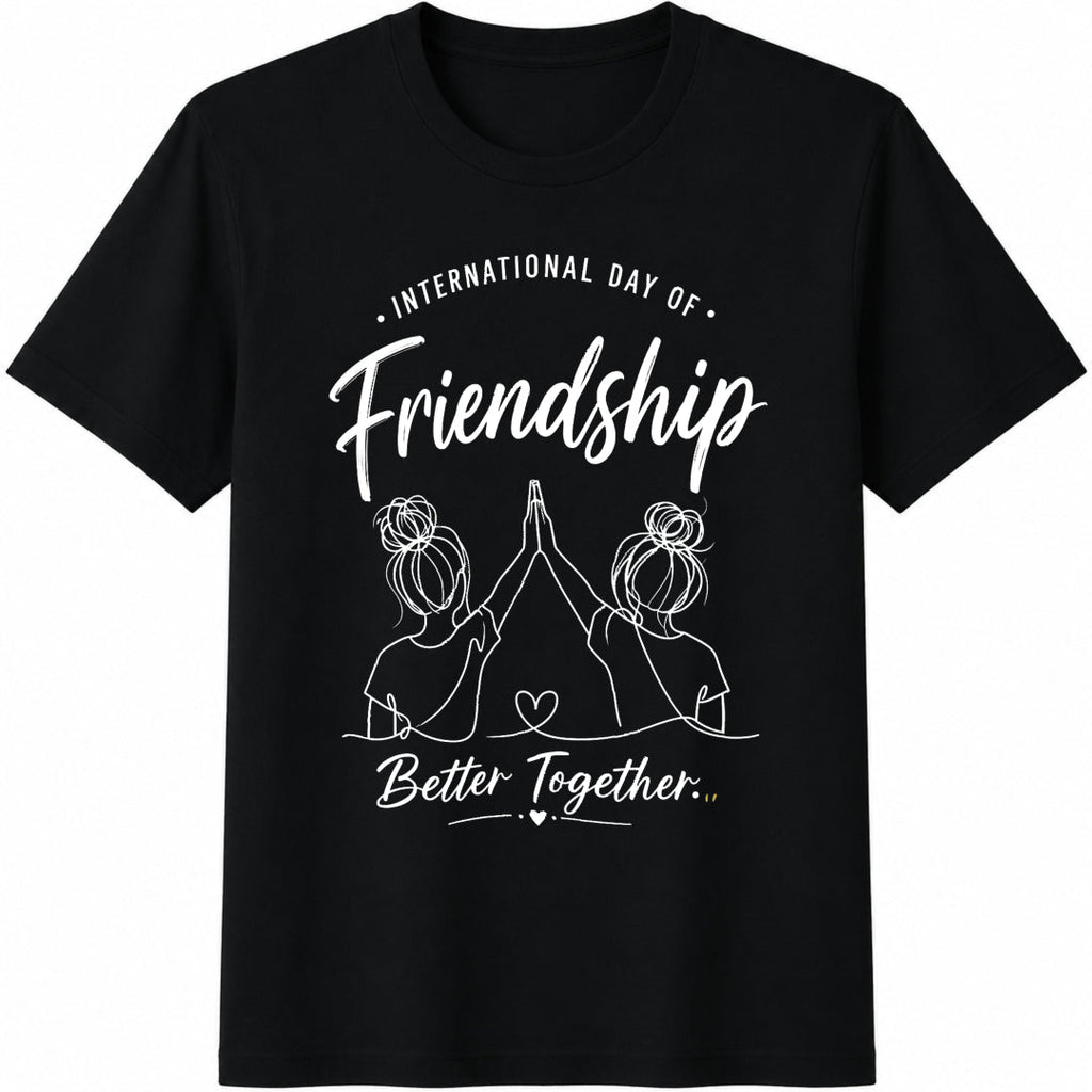 International Friendship Day Cotton T-Shirt product image 1