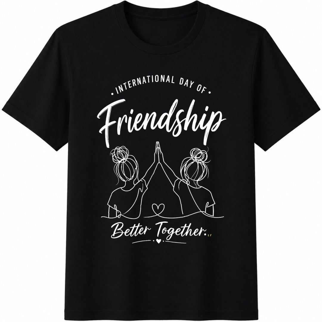 International Friendship Day Cotton T-Shirt product image 1