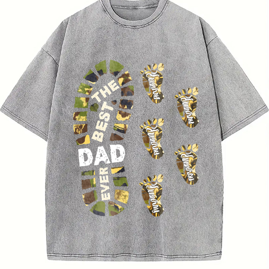 Best Dad Ever Vintage Washed T-Shirt product image 5