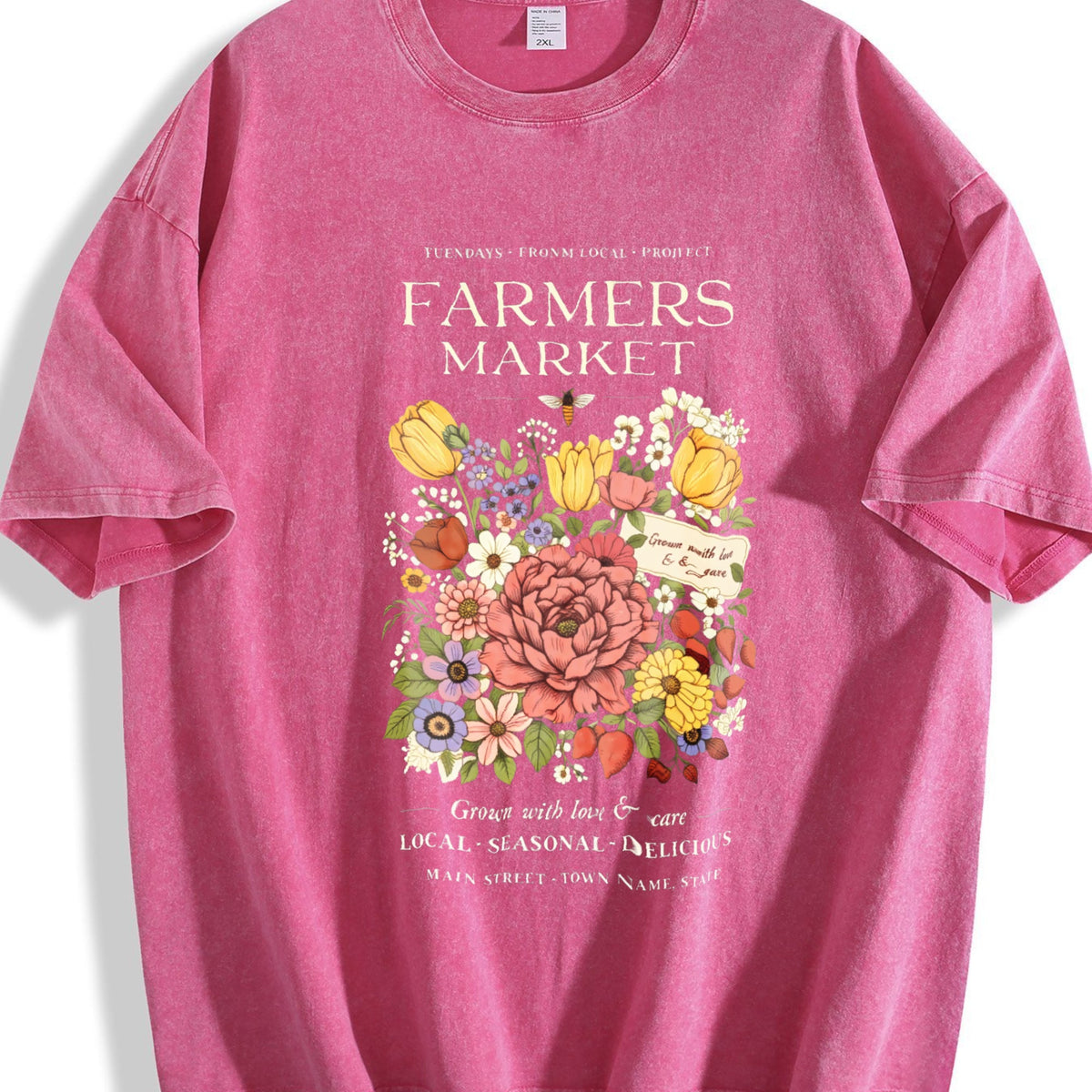 Farmers Market Vintage Washed T-Shirt product image 7