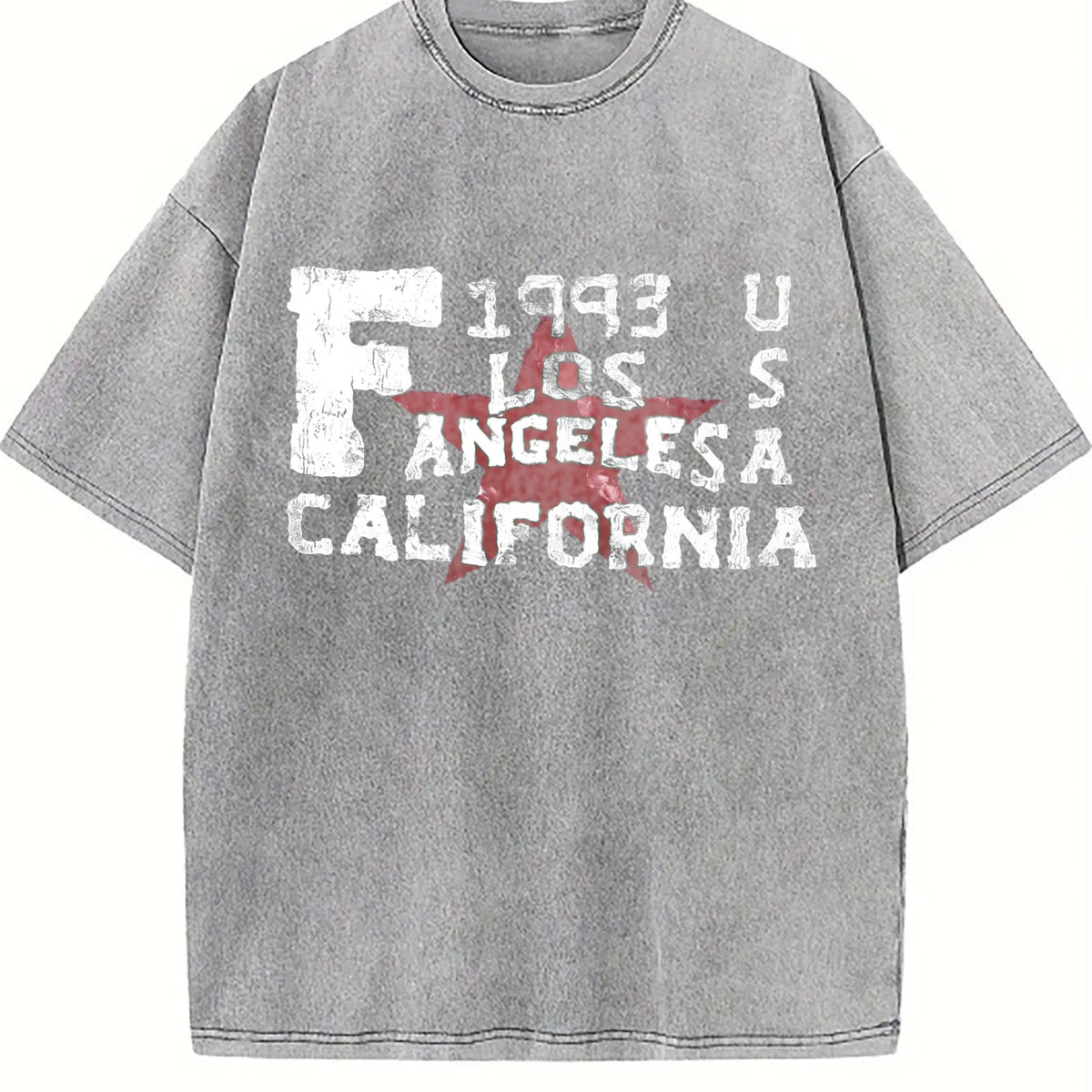 Los Angeles California 1993 Vintage Washed T-Shirt product image 5