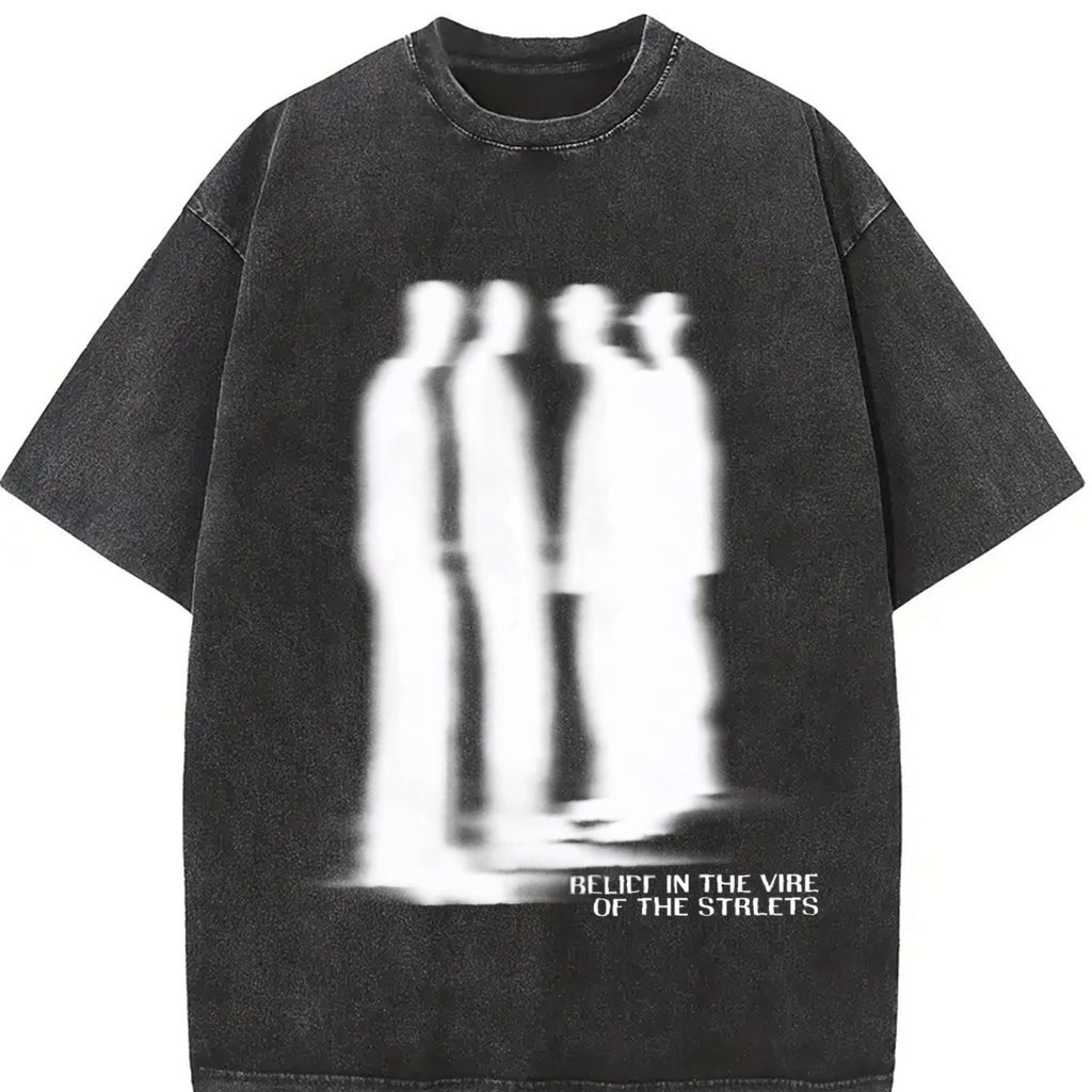 Atmosphere Virtual Shadow Characters Vintage Washed T-Shirt product image 2