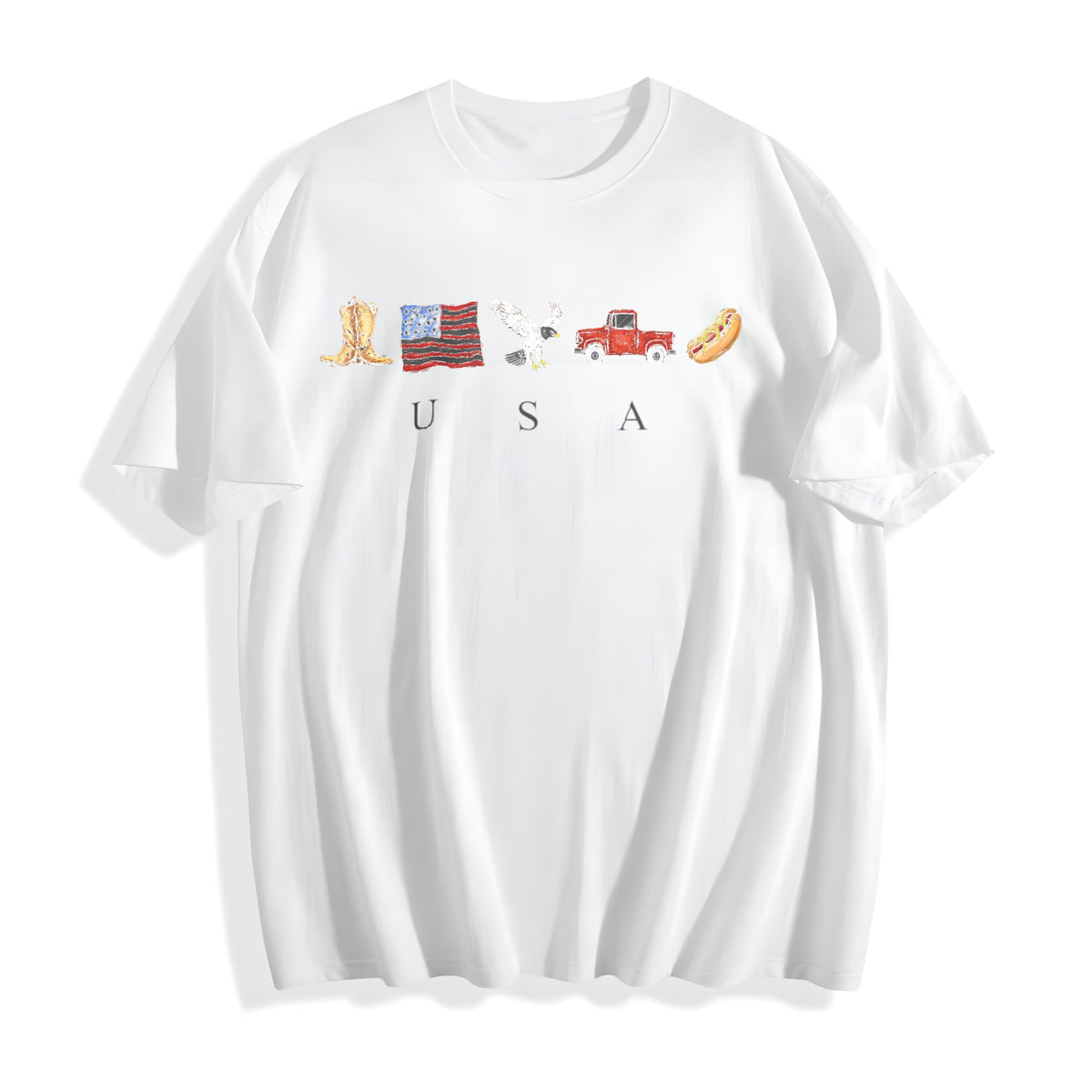 USA Icons Cotton T-Shirt product image 2