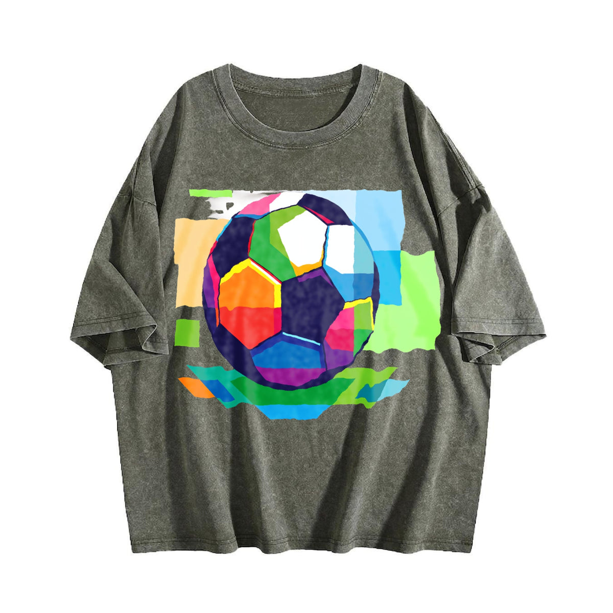 Global Soccer Fan Vintage Washed T-Shirt product image 4