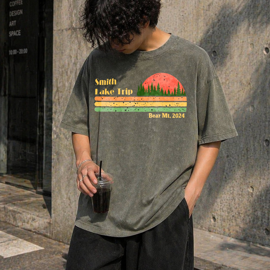 Camping Vintage Washed T-Shirt product image 4