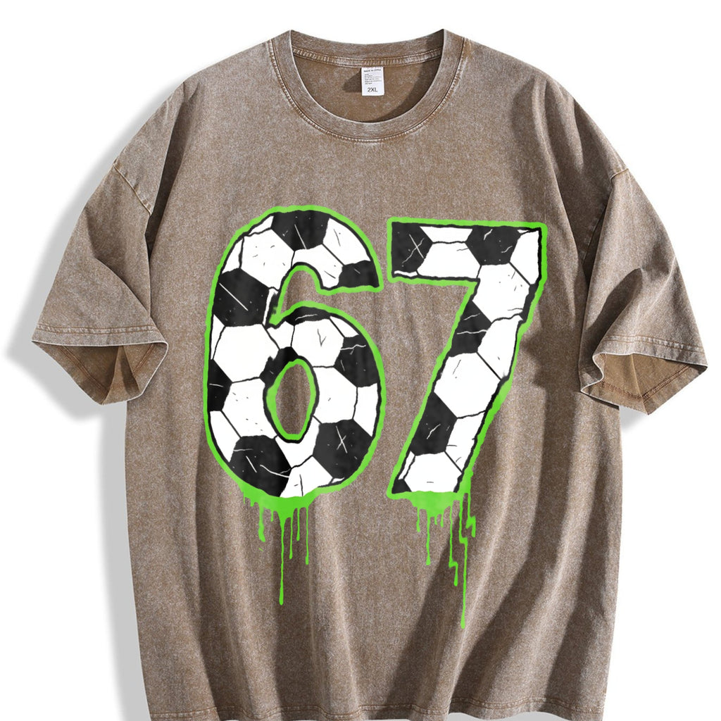 Global Soccer Fan Vintage Washed T-Shirt product image 3