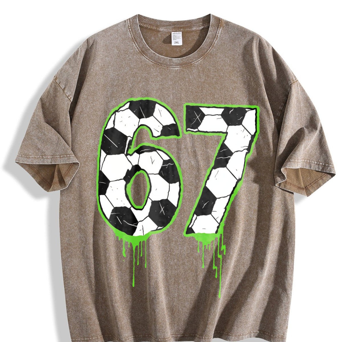 Global Soccer Fan Vintage Washed T-Shirt product image 3