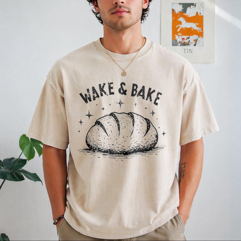 Wake And Bake Vintage Washed T-Shirt product image 1