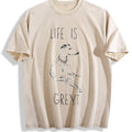 Life Is Greyt Greyhound Lover Vintage Washed T-Shirt product image 1
