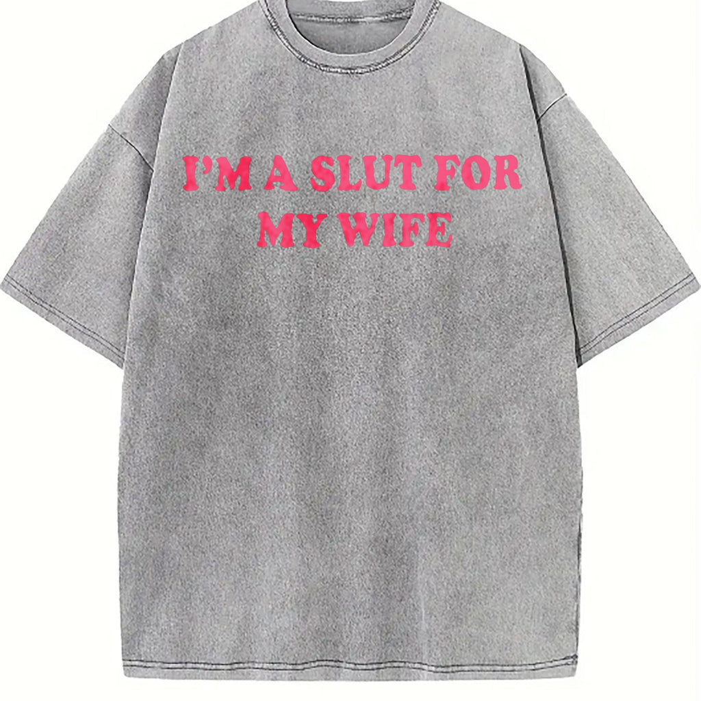 I'm A Slut For My Wife Redesigned As A Funny Vintage Washed product image 5
