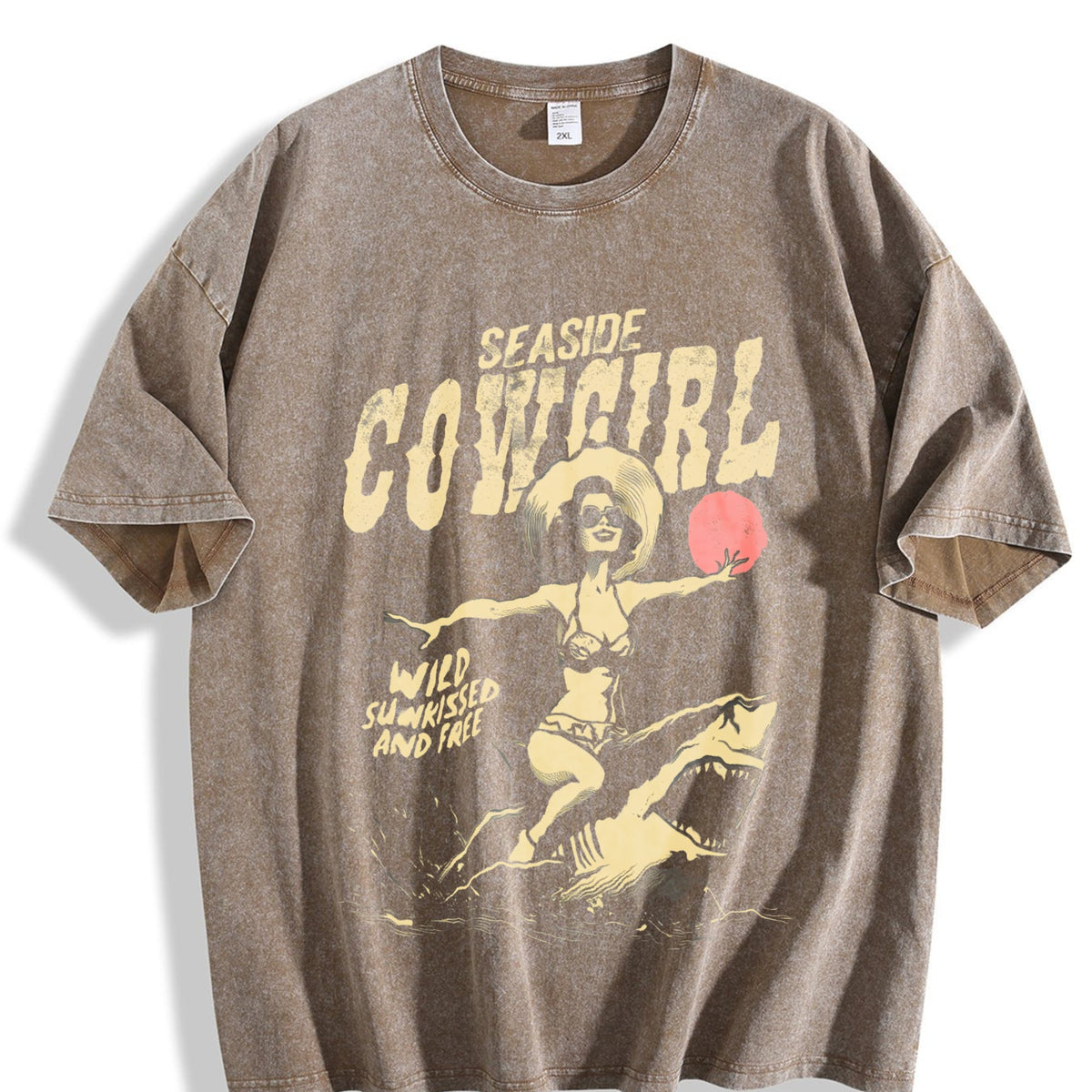 Seaside Cowgirl Vintage Washed T-Shirt product image 3