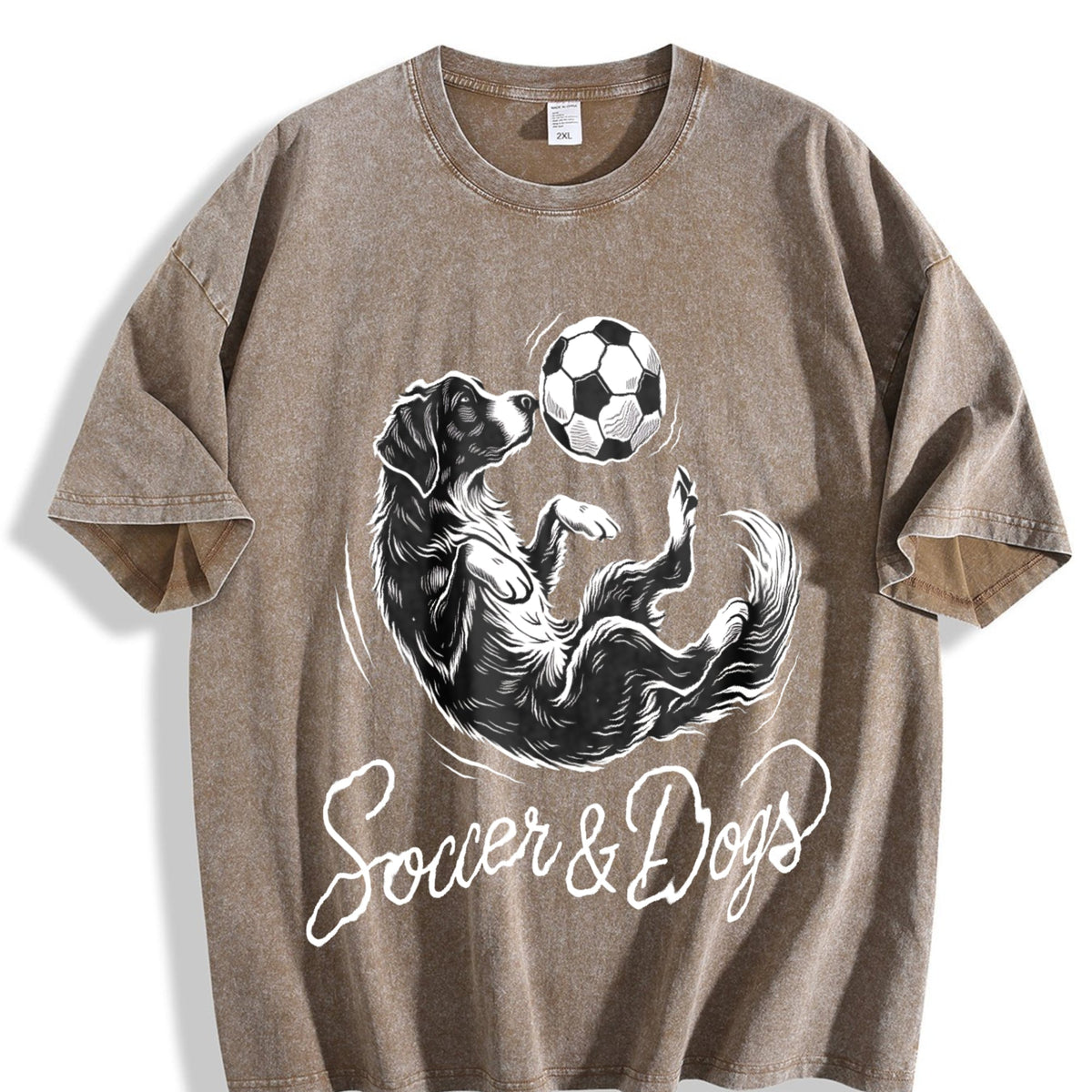 Global Soccer Fan Vintage Washed T-Shirt product image 3