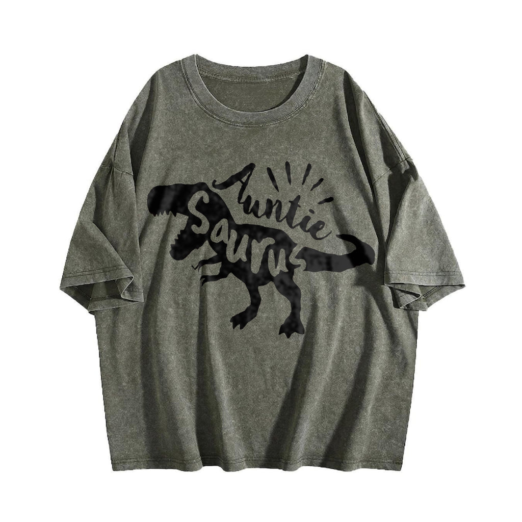 Auntie Saurus Vintage Washed T-Shirt product image 4
