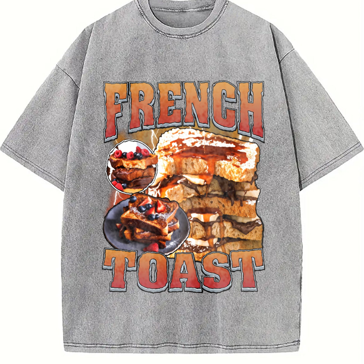 French Toast Bootleg Rap Vintage Washed T-Shirt product image 5
