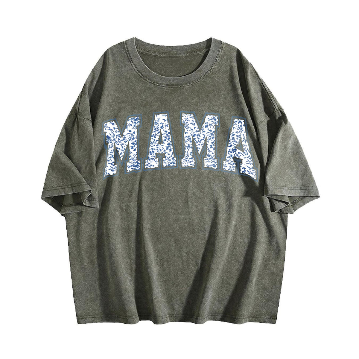 Mama With Toile Floral Vintage Washed T-Shirt product image 4