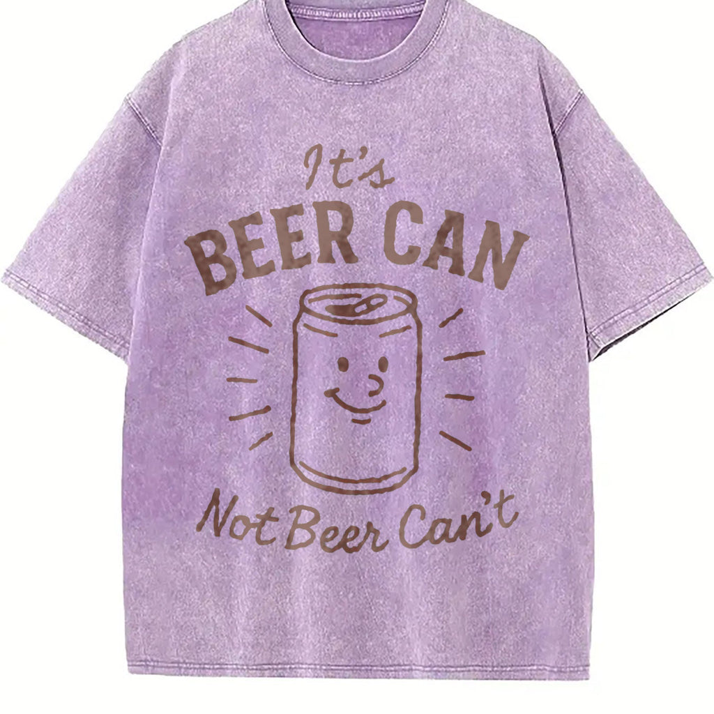 It's Beer Can Not Can't Vintage Washed T-Shirt product image 6