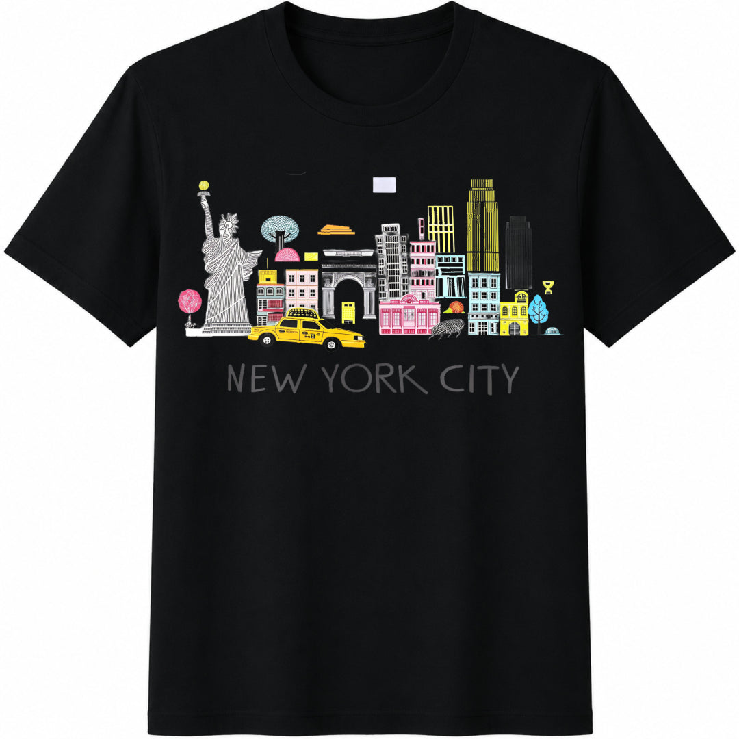 Spring For Funny New York City Cotton T-Shirt product image 1