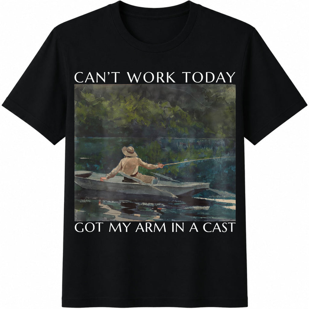 Funny Fishing Cotton T-Shirt product image 1