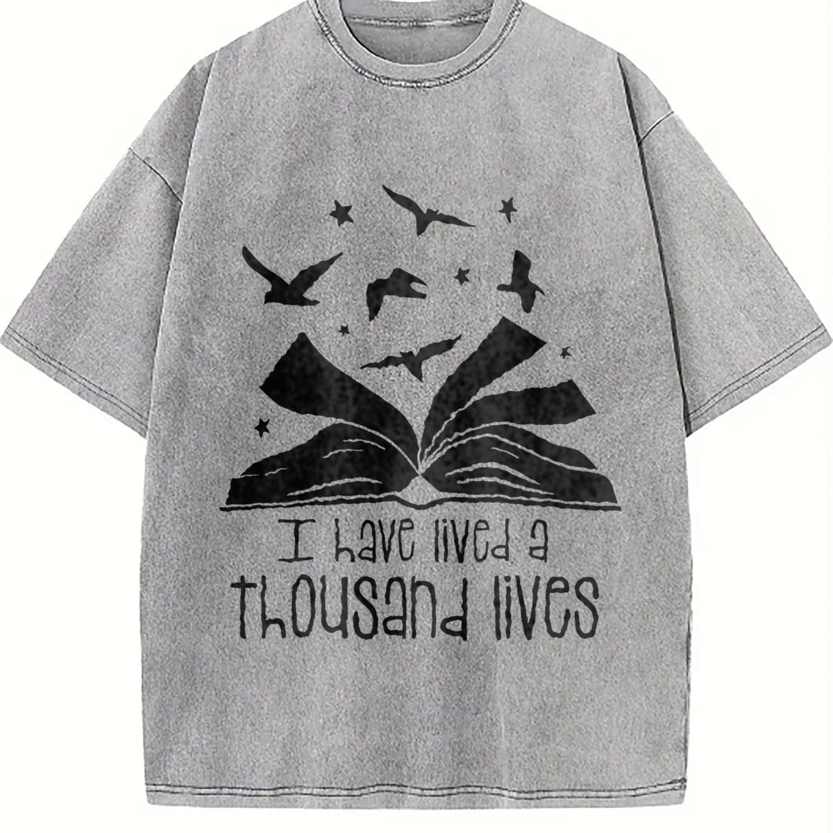 I Have Lived A Thousand Lives Vintage Washed T-Shirt product image 5