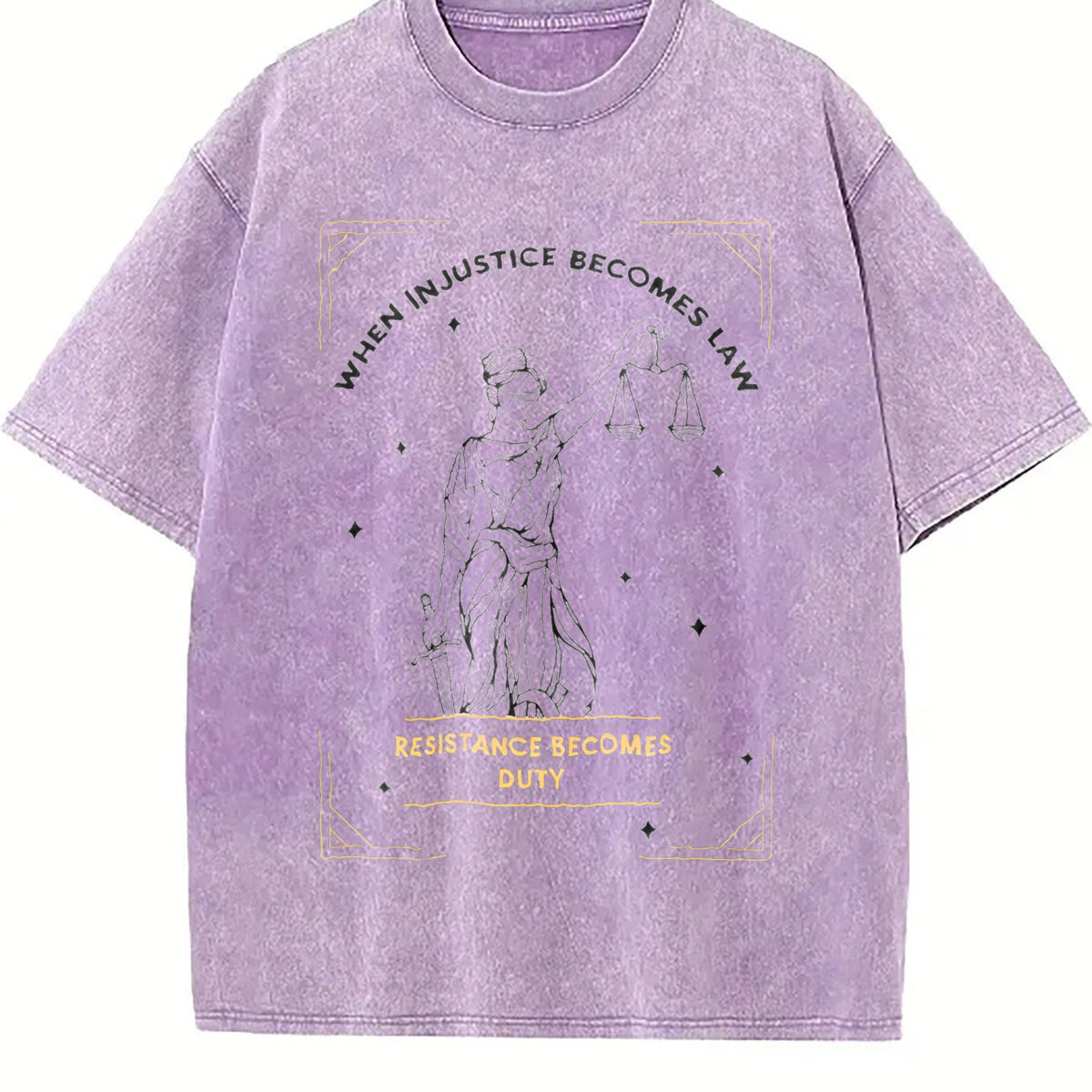 When Injustice Becomes Law Resistance Duty Vintage Washed product image 6