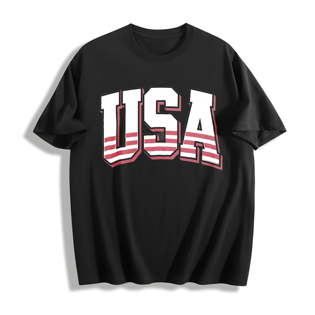 USA 4th Of July Cotton T-Shirt product image 1