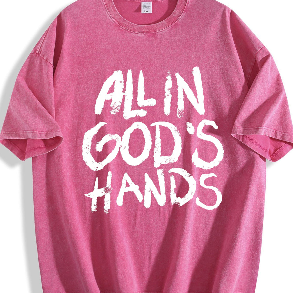 All In God's Hands Faith Vintage Washed T-Shirt product image 7