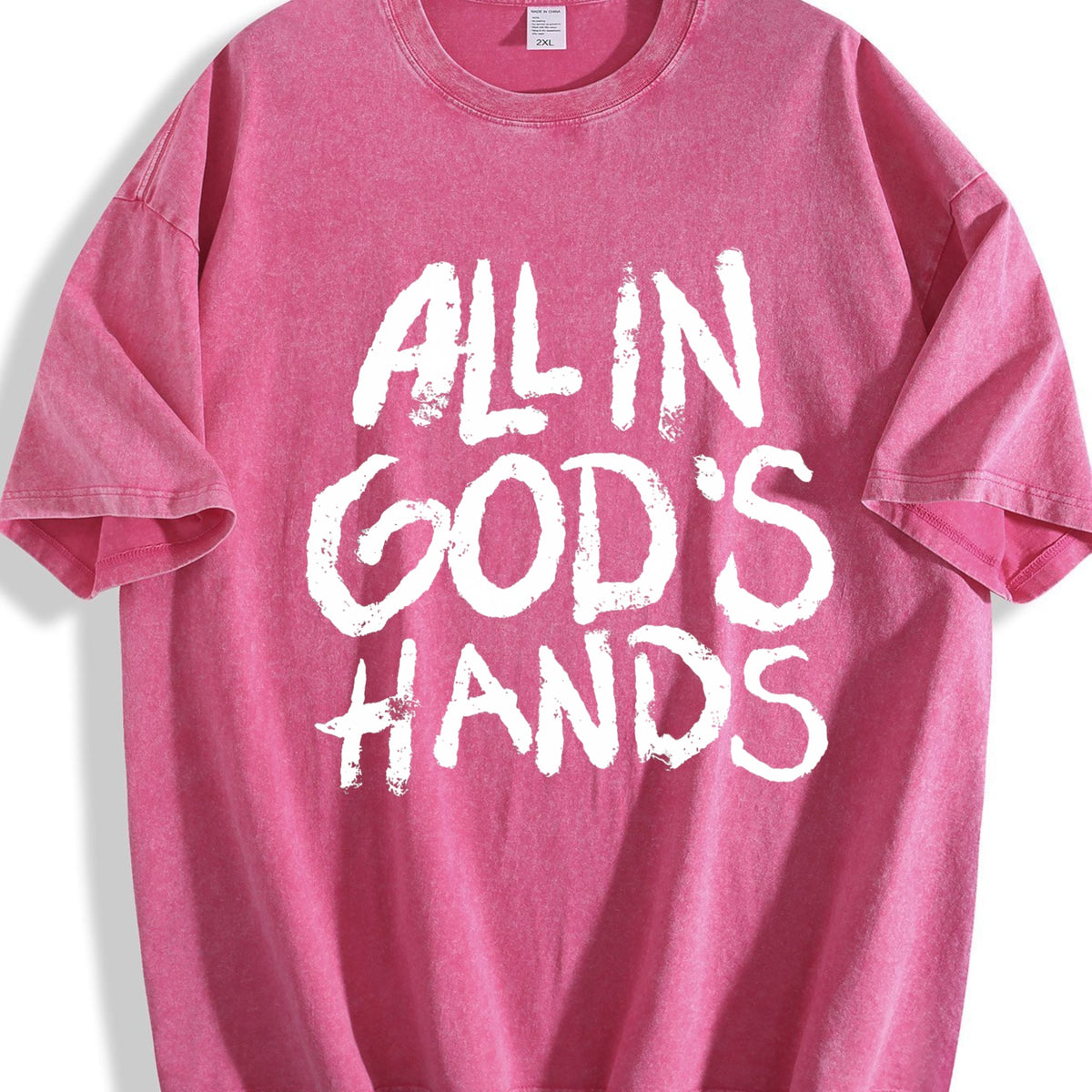All In God's Hands Faith Vintage Washed T-Shirt product image 7