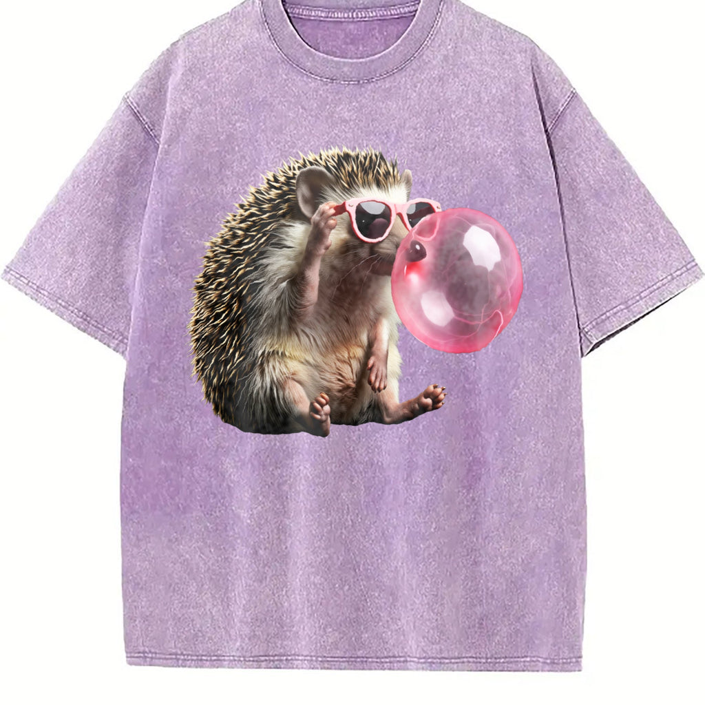 Grunge Vibes For Explorers: Hedgehog In Pink Shades Vintage product image 6