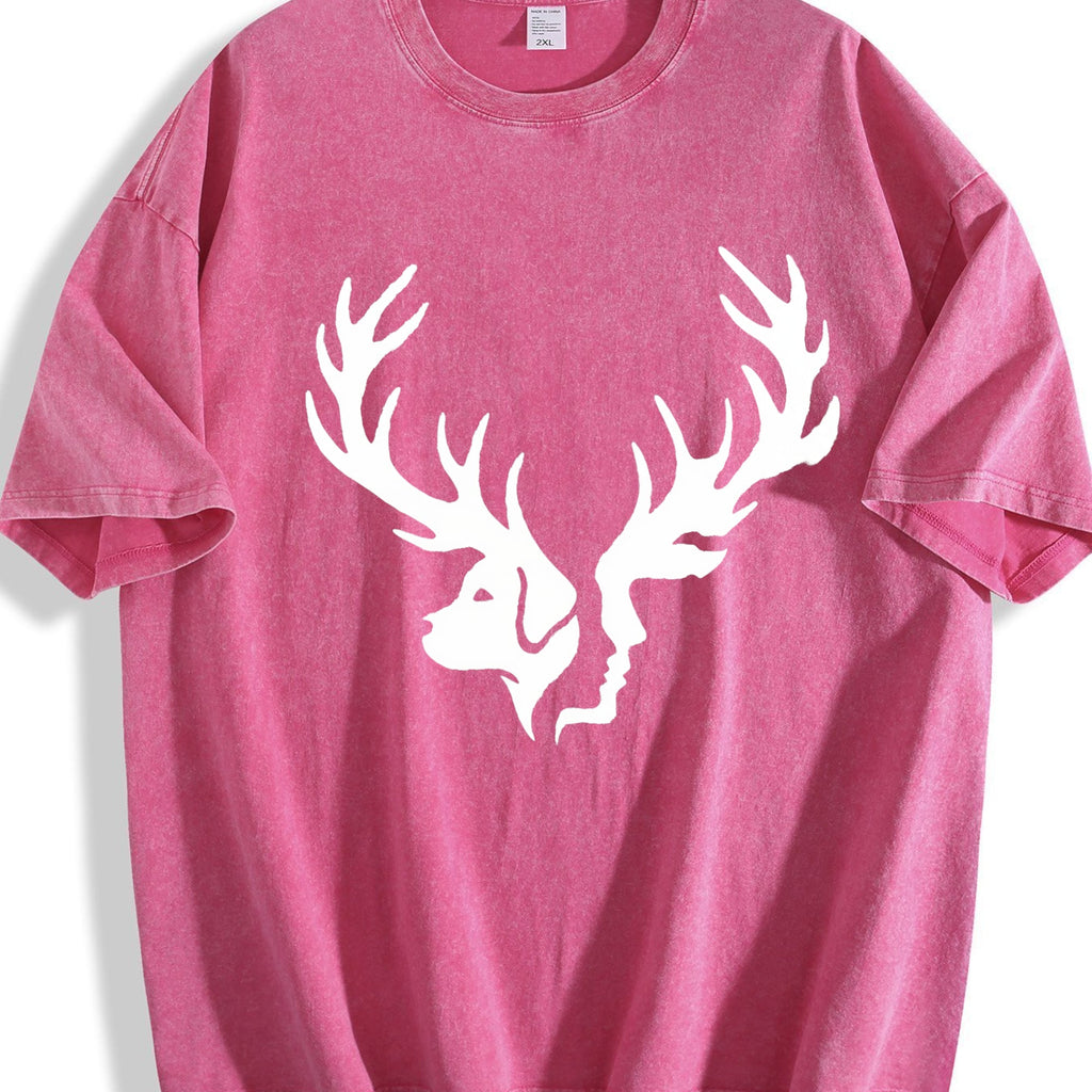 Effortless Chic Explorer Statement : Two Deer Heads Vintage product image 7