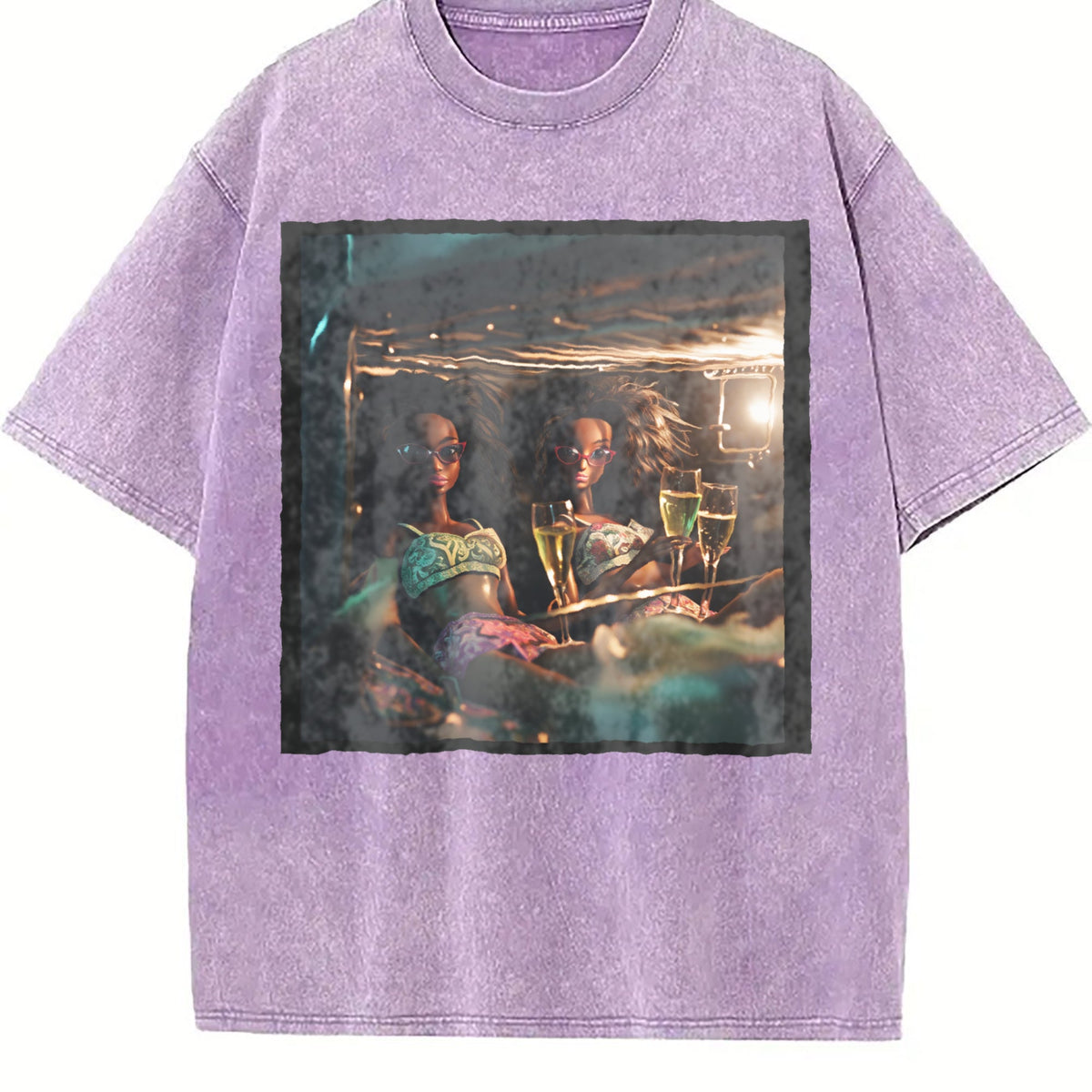 Doll in a Vintage Mirror Washed T-Shirt product image 6