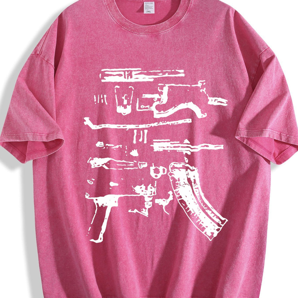 In Draco We Trust Gun Vintage Washed T-Shirt product image 7
