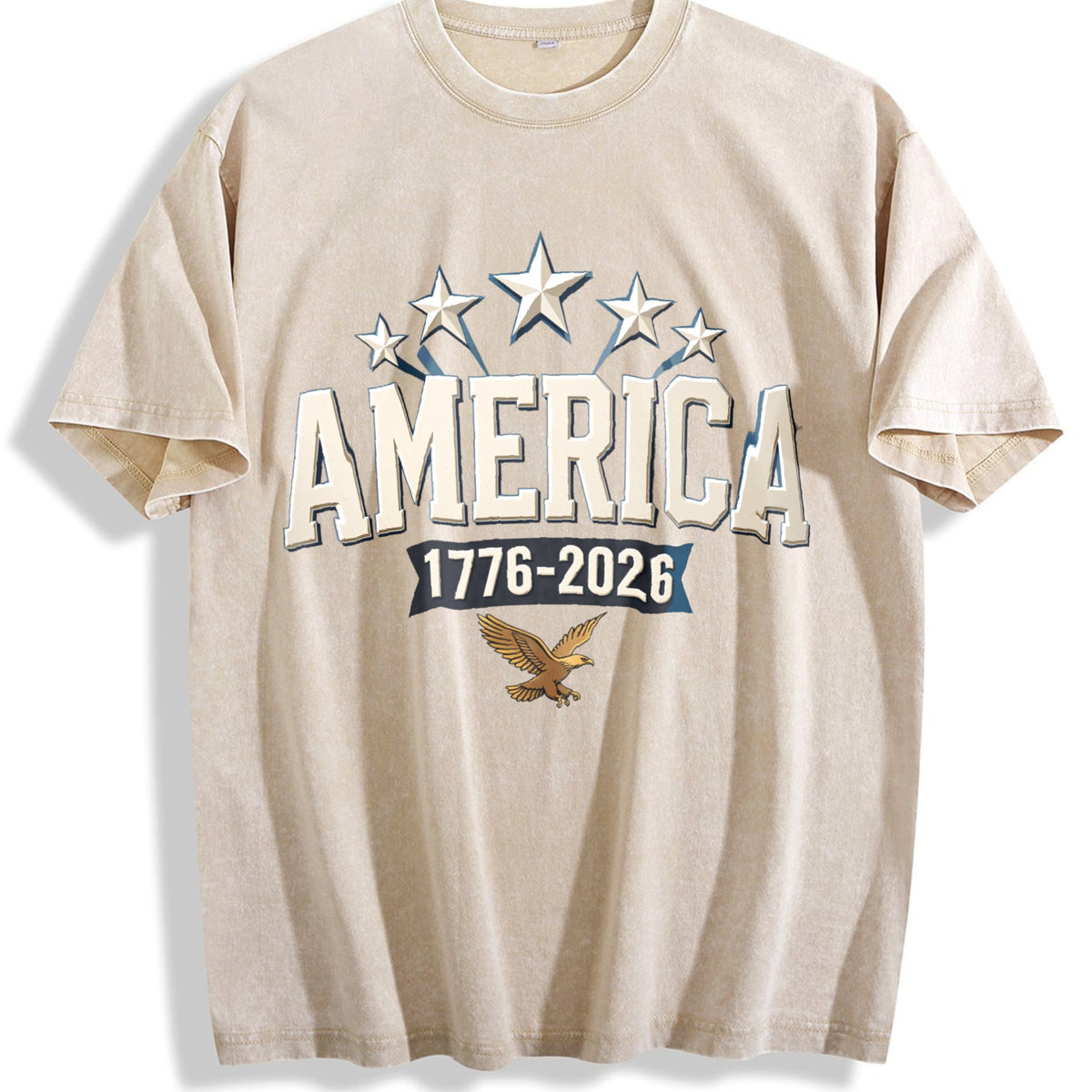 America 1776-2026 Vintage Washed T-Shirt product image 1