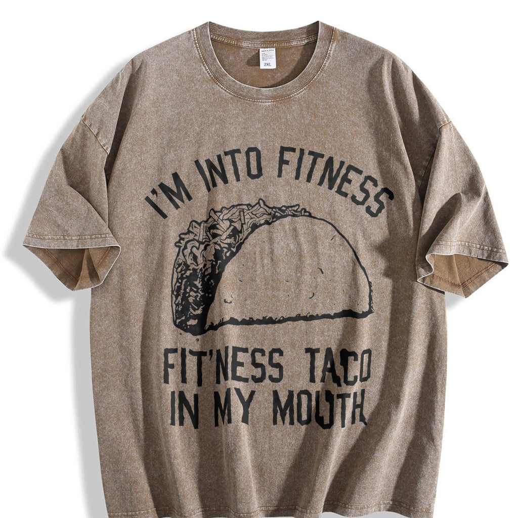 Fitness Taco Funny Humorous Gym Novelty Sarcastic Guys product image 3