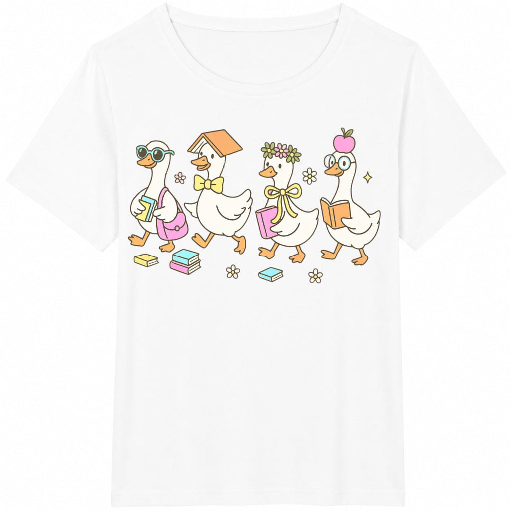 Teacher Kindergarten Goose Preschool Cotton T-Shirt product image 2