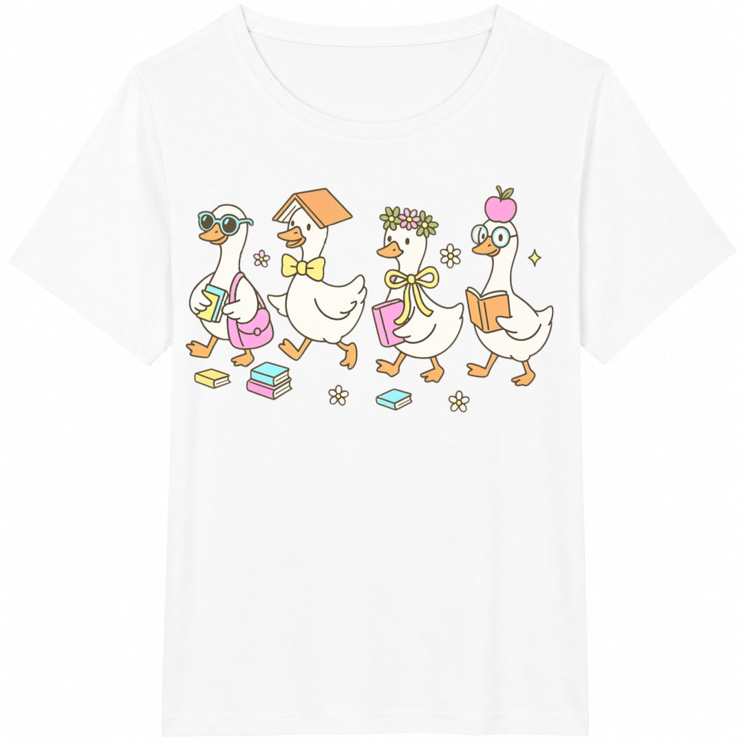 Teacher Kindergarten Goose Preschool Cotton T-Shirt product image 2